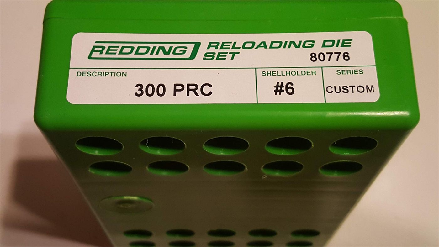 Redding Reloading 80776 300 PRC Full Length Die Set