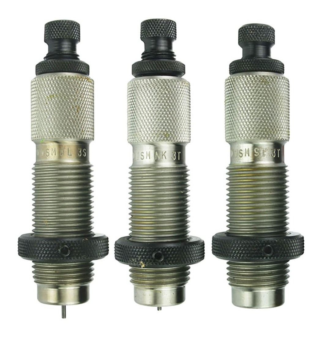 Redding Reloading Gunsmithing Tool Deluxe (Bottleneck) Steel 3-Die Set Comp