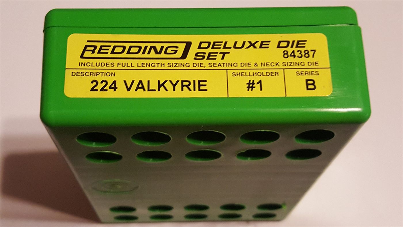 Redding Reloading Deluxe Die Set - 224 Valkyrie, 84387