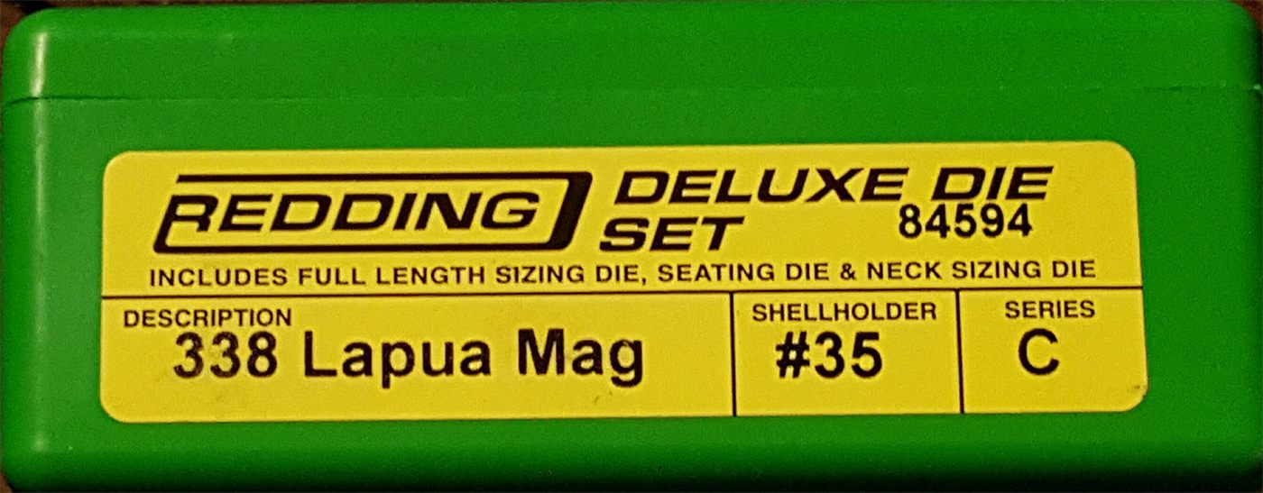 Redding Reloading 84594 338 Lapua Magnum Deluxe Set