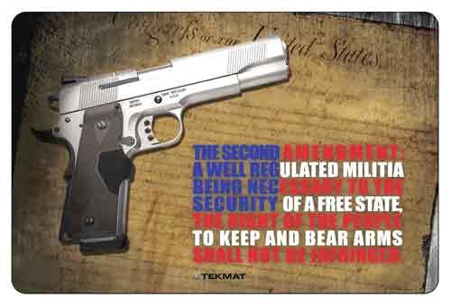 TekMat Original 11in x 17in Patriotic - 1/8in Thick Oil Resistant Non-Slip view 2