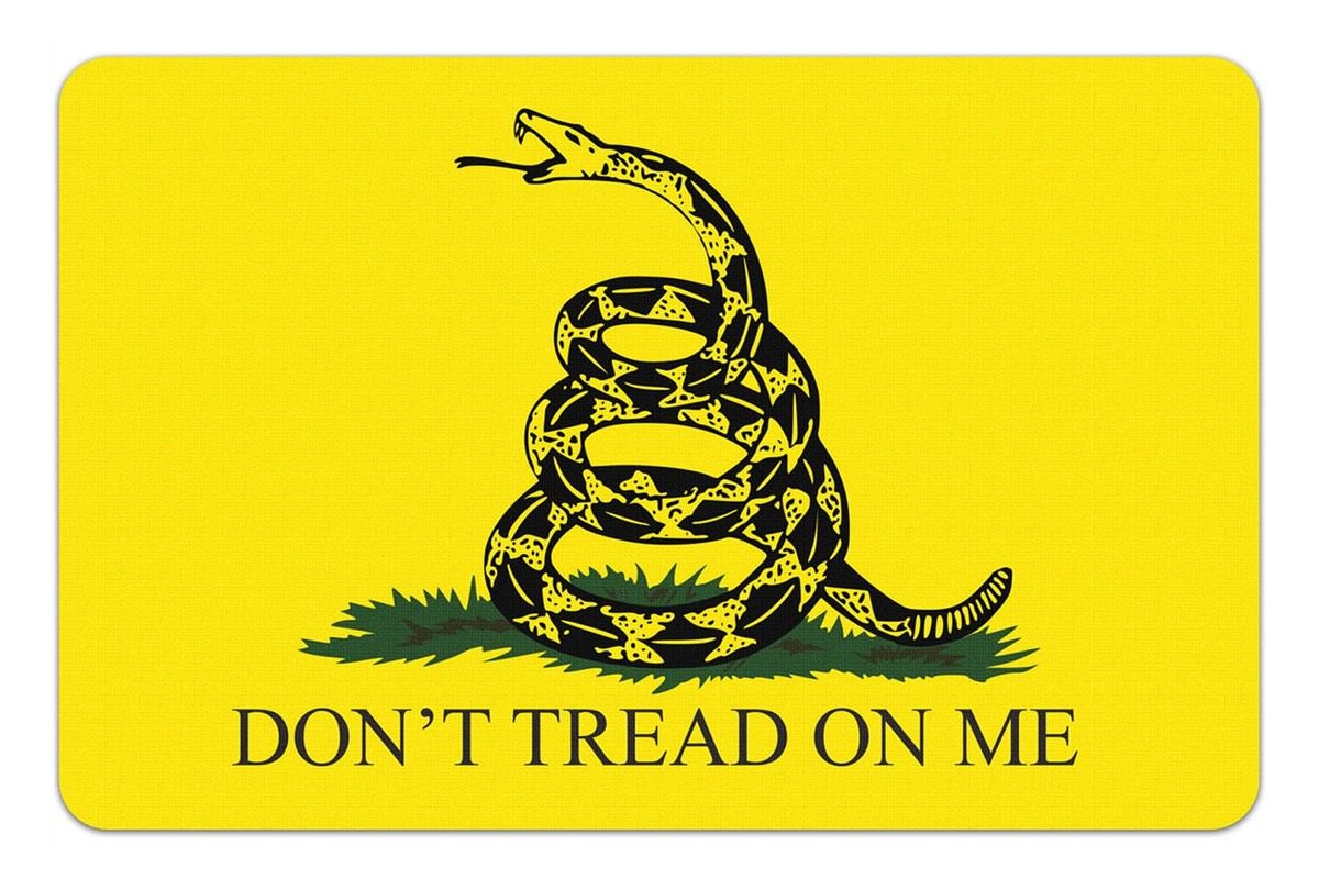 TekMat Original 11in x 17in Gadsden Flag (Don't Tread on Me) - 1/8in Thick
