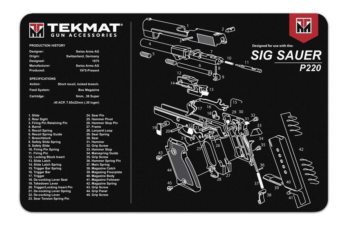 TekMat P220 Gun Cleaning Mat view 2