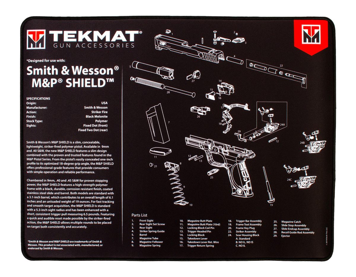 Tekmat Tek-r20-sw-mp-shield 20x15 Ultra Glk S Wshl