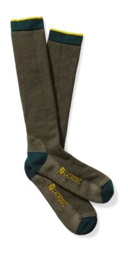 Lacrosse Footwear Men's Merino Midweight Sock Over the Calf OD Green M
