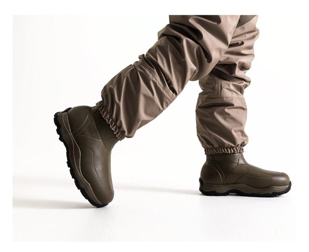 Lacrosse Footwear Alpha Agility Select Zip Waders Brown 1600G Size 8 view 2