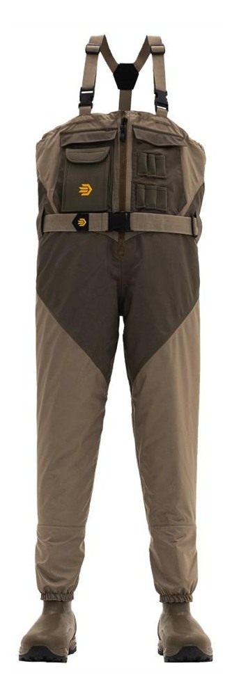 Lacrosse Footwear Alpha Agility Select Zip Waders Brown 1600G Size 8 view 4