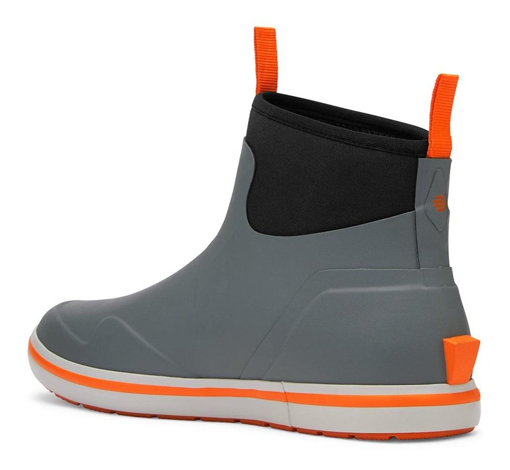 Lacrosse Footwear Mens Alpha Deck Boot 6in Grey/Orange Size 10