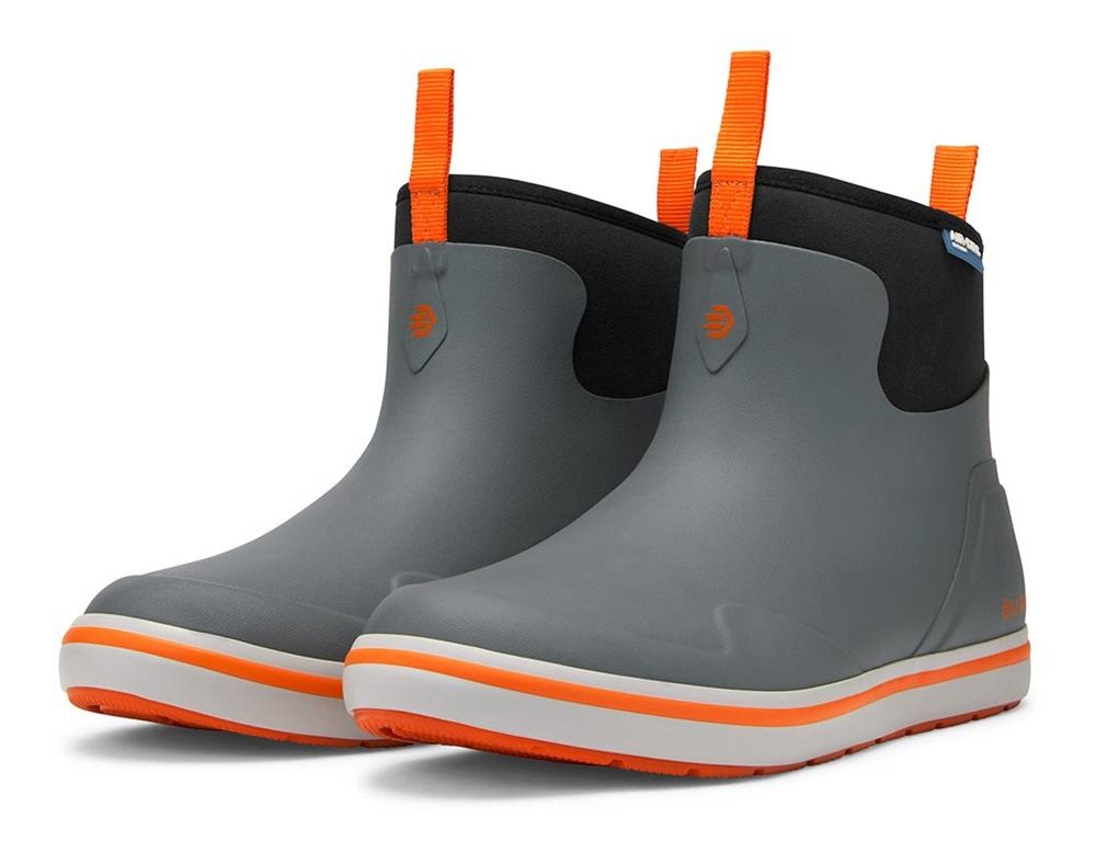 Lacrosse Footwear Mens Alpha Deck Boot 6in Grey/Orange Size 13 view 2