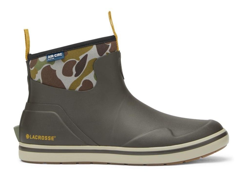 Lacrosse Footwear Mens Alpha Deck Boot 6in Olive/Camo Size 10 view 2