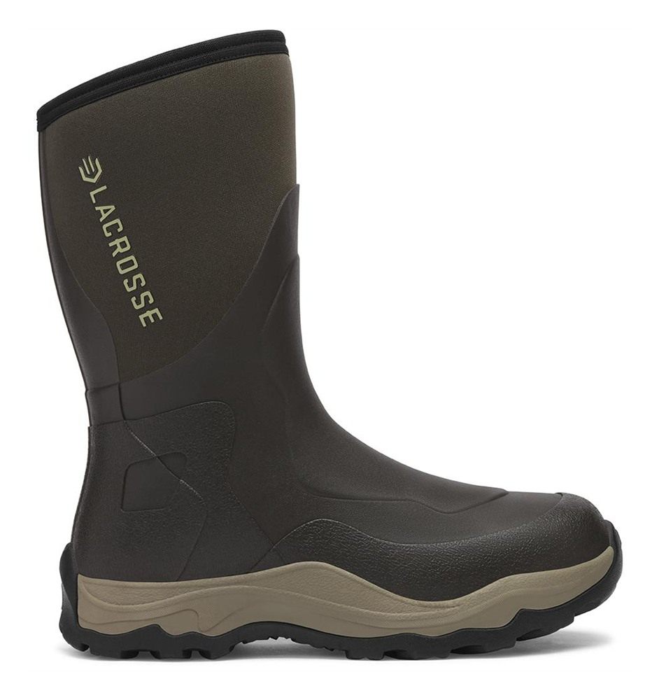 Lacrosse Footwear Alpha Agility Field Boot 12in Brown Size 13