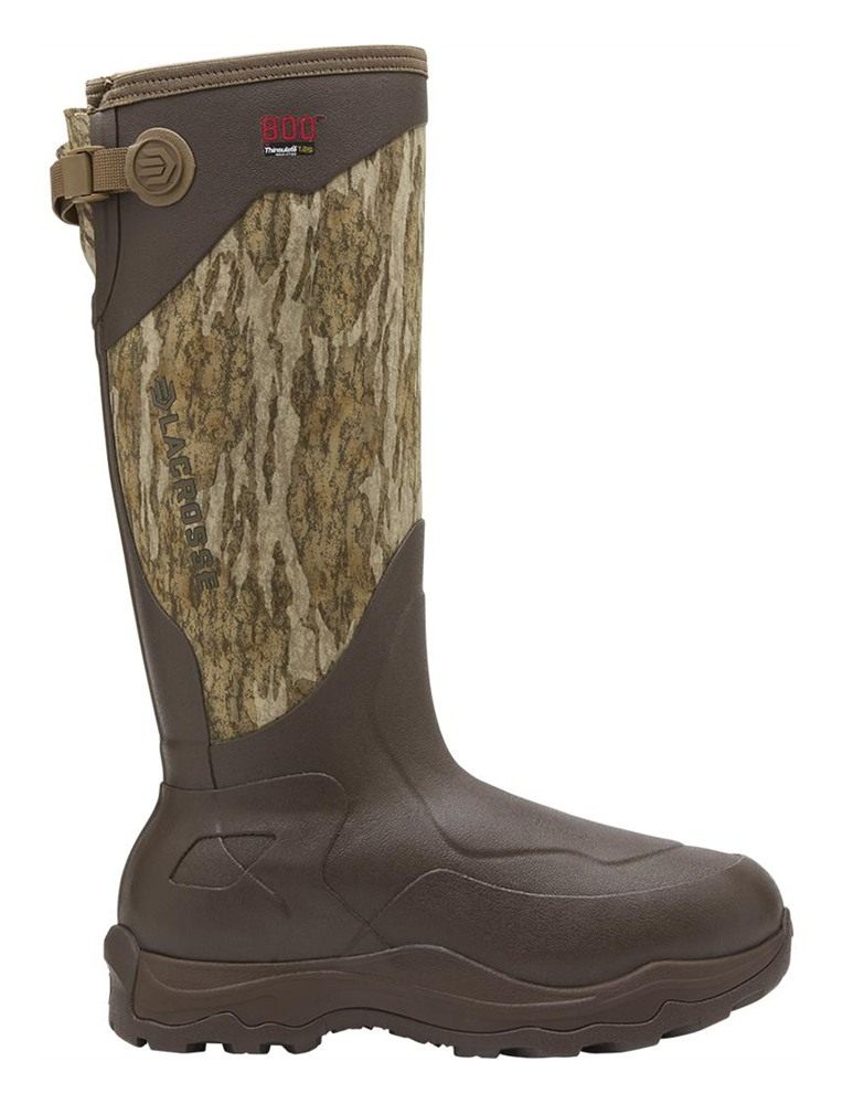 Lacrosse Footwear Alpha Agility 17in Boots 800G Insulated Mossy Oak Bottoml