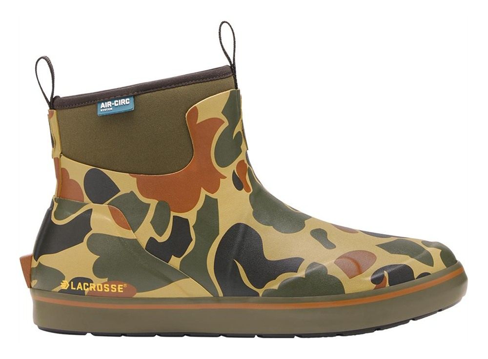 Lacrosse Footwear Alpha Deck Boot 6'' Hardwoods Duck Camo Men's Size 10M view 2