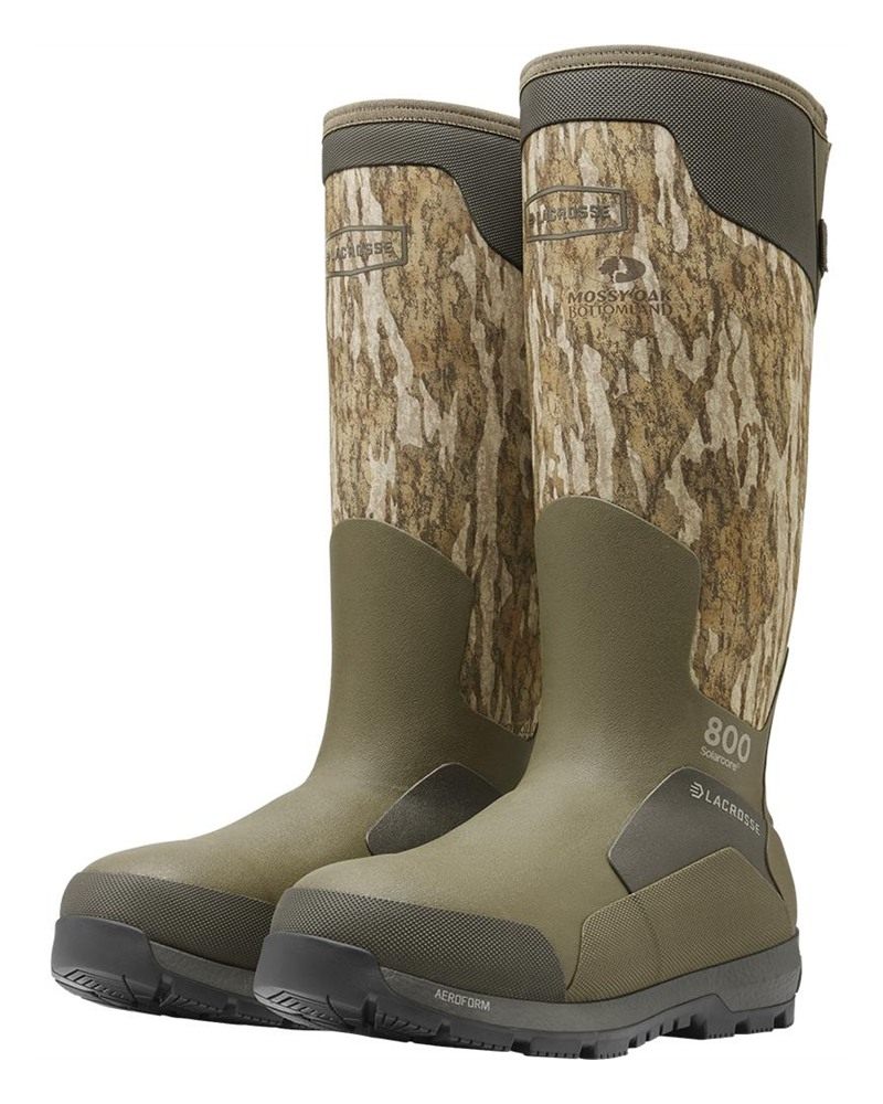 Lacrosse Footwear Alphaburly Aero 17in Mens Hunting Boots 800G Mossy Oak Bo