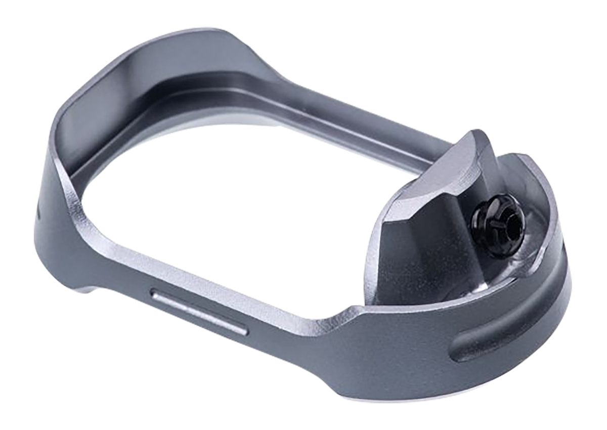 Tyrant CNC TDG17MWG5GREYBLACKSCRE Magwell Fits Glock 17 Gen 5 Grey Aluminum