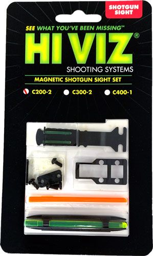 Hiviz Combo Pack, Front and Rear Sights (Fits Shotguns with Vent Ribs 11/64 view 2