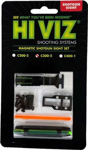 Hiviz Combo Pack, Front and Rear Sights (Fits Shotguns with Vent Ribs 7/32i view 3