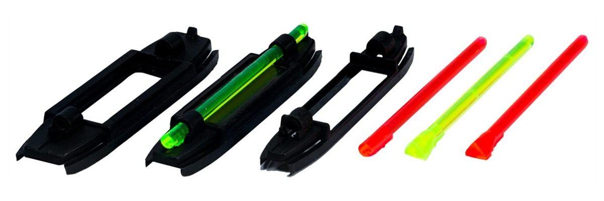 HIVIZ BirdBuster Fiber Optic Shotgun Sight Green and Red, One Size