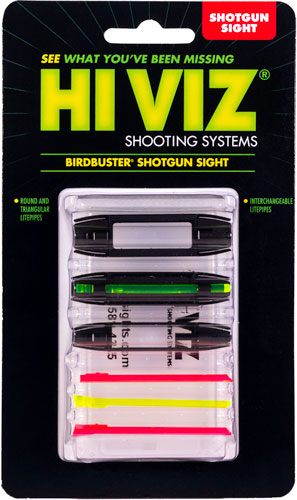 HIVIZ BirdBuster Fiber Optic Shotgun Sight Green and Red, One Size view 4