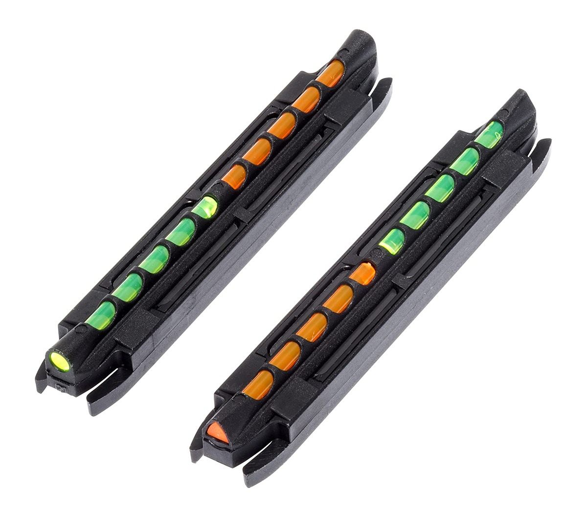 Hiviz Model 200 Two-In-One Magnetic Base Rib Shotgun Sight Green and Orange
