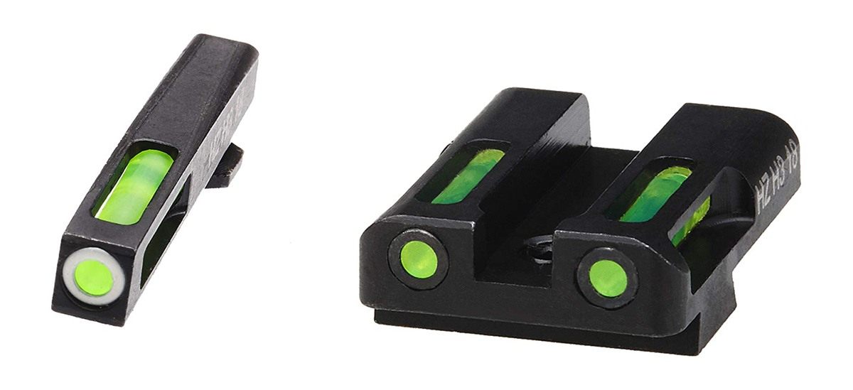Hiviz GLN325 Sight Systems, Litewave H3 Tritium/Litepipe, Glock 9mm, .40 Sm