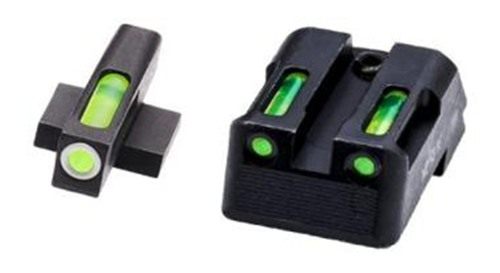 Hi Viz KBN321 LiteWave H3 Sight Set for Kimber 1911 Green Tritium White Out view 2
