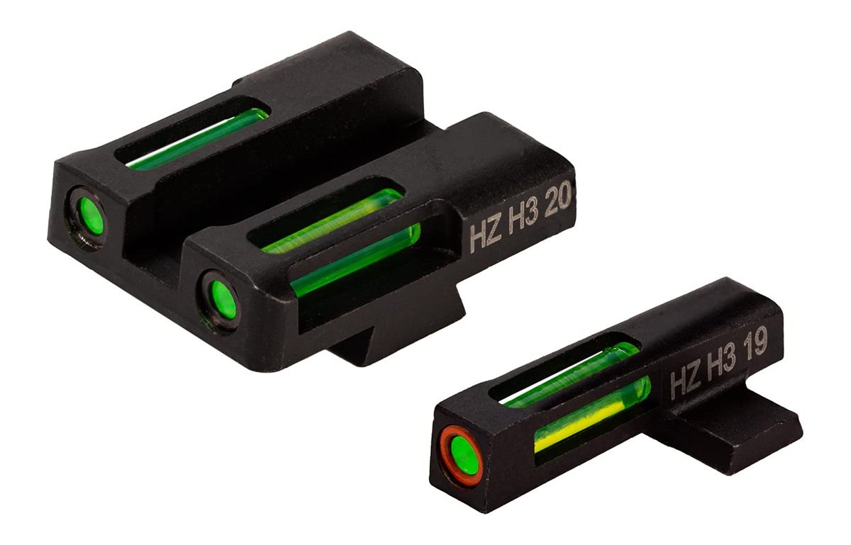 Hiviz Litewave H3 Sight Tritium LitePipe Day/Night for XD, Green w/Orange F