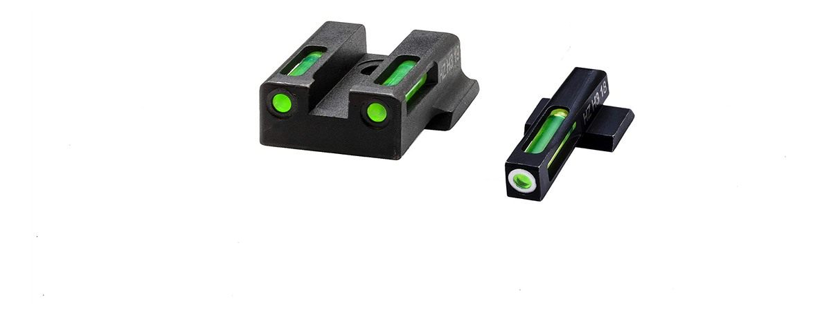Hiviz Hivz Litewave H3 Tritium/LitePipe Sight for S W 9EZ, Green litepipes