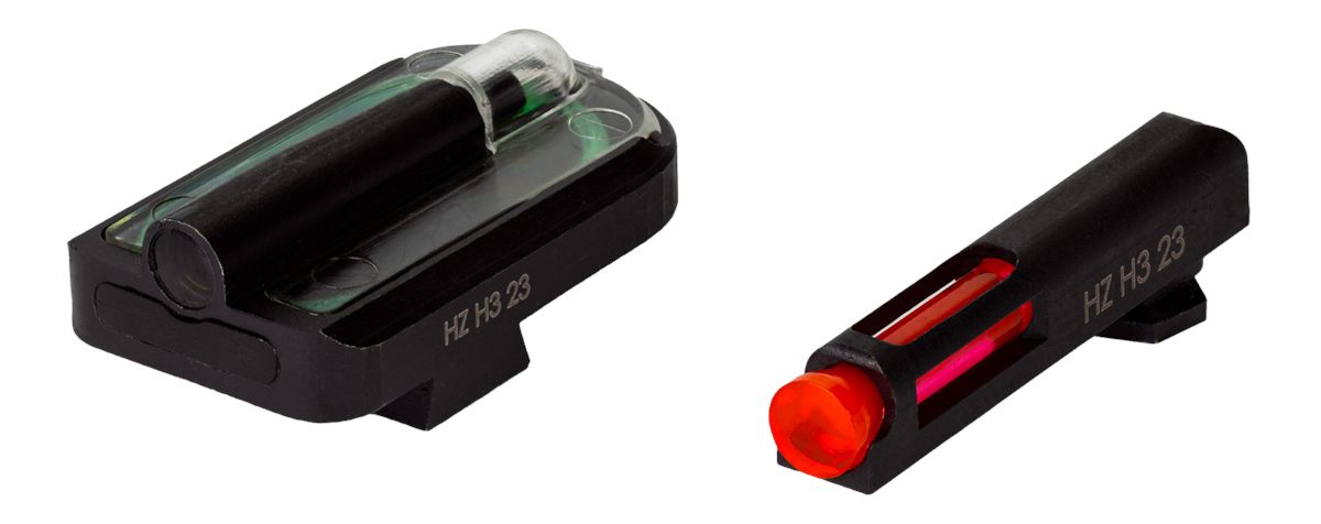 Hiviz GLFD21 FastDot H3 Sight Set for Glock Red Fiber Optic Front Tritium R