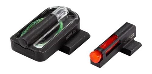 North Pass Hiviz Fastdot H3 Red front/Green Rear Sight for S W M P / Shield