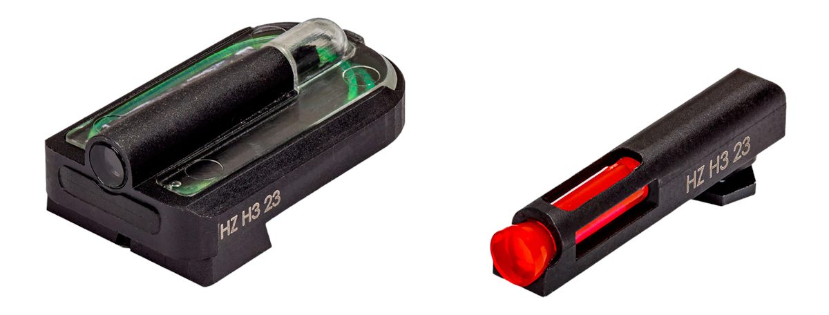 Hi Viz GLMFD21 FastDot H3 Sight Set for Glock MOS Red Fiber Optic Front Tri