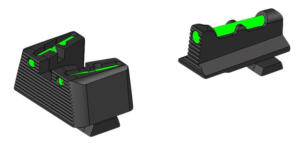 Hi Viz SG32CLW21 LiteWave Green/Red/White Fits Sig P320/365