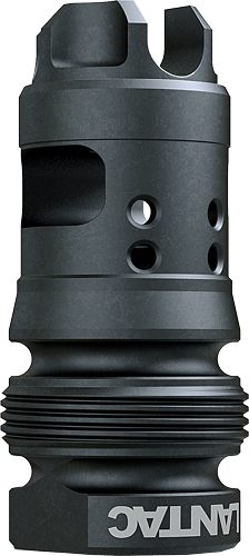 LanTac USA Dragon Muzzle Brake 9mm Luger 2.66in 1/2x28 Thread with Dead Air view 2