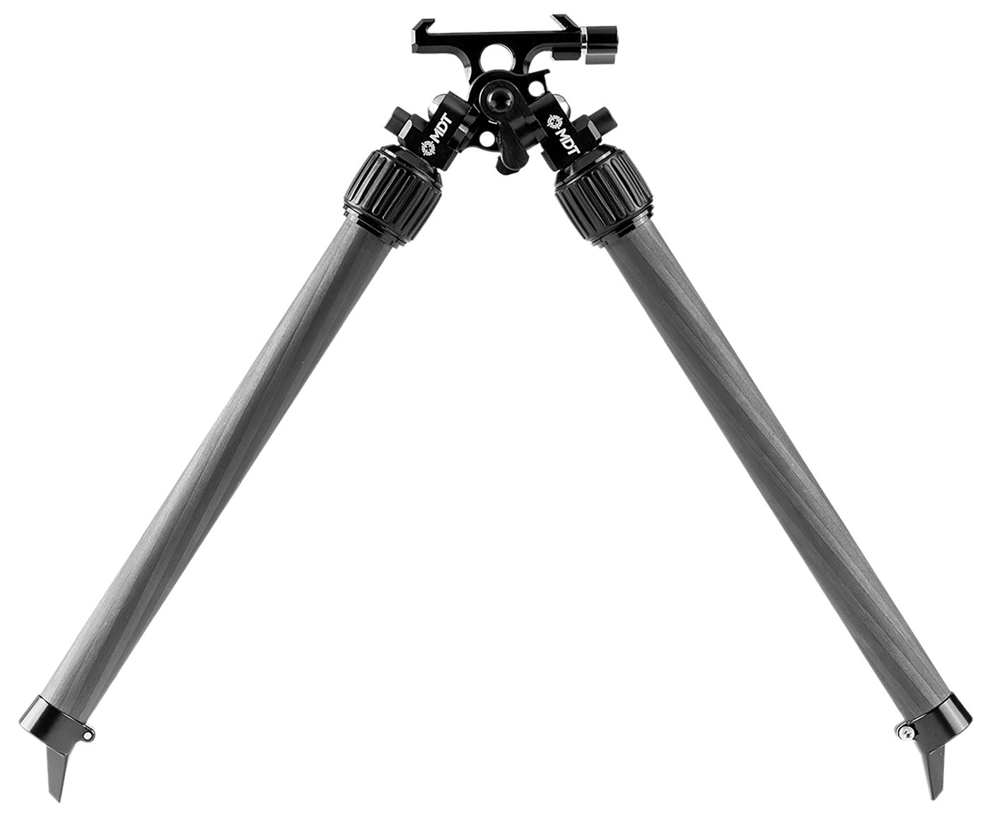 MDT 114700BLK Mountain Bipod 2.70-15.80in High Black Carbon Fiber/Aluminum