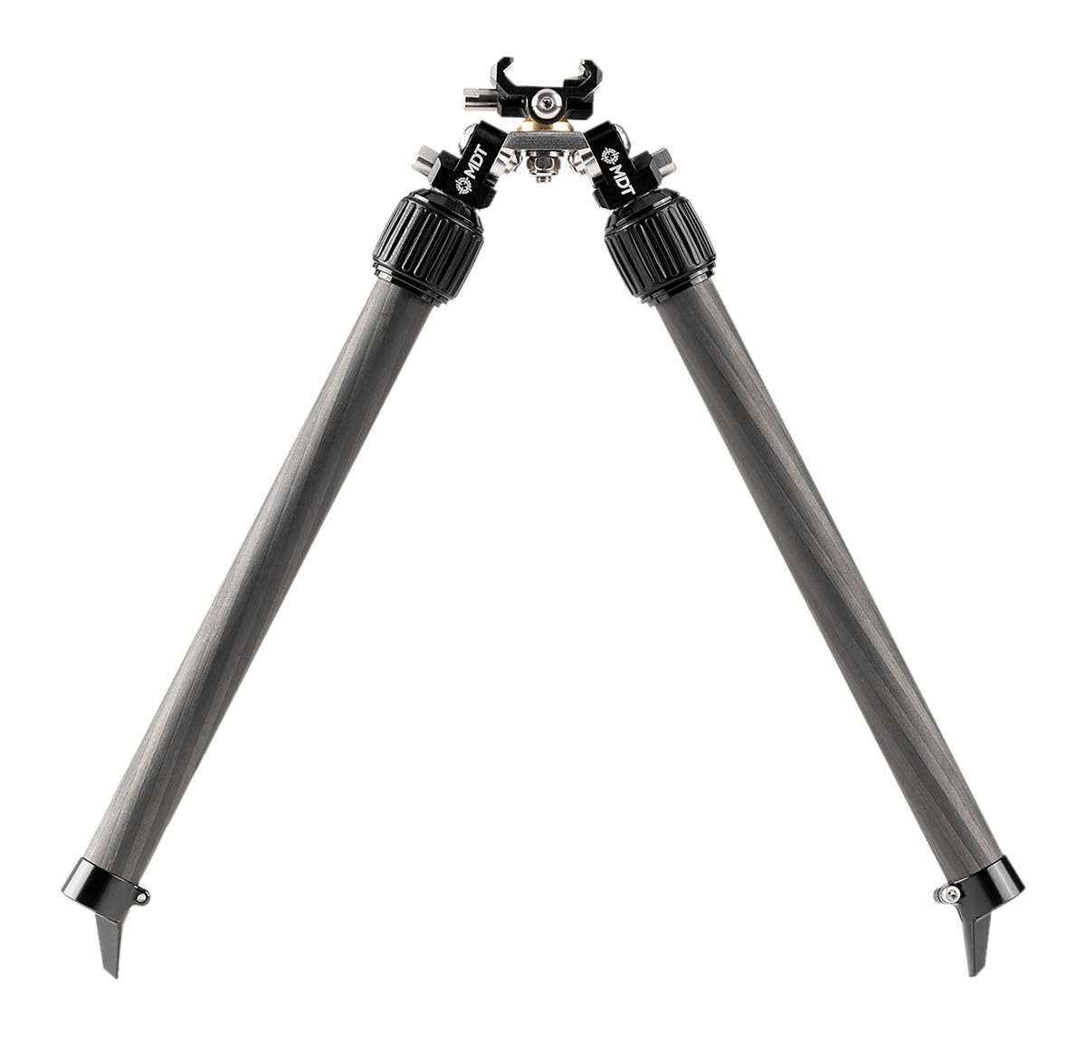 MDT 114770BLK BackCountry Bipod 7.50-14.30in High Black Carbon Fiber/Alumin