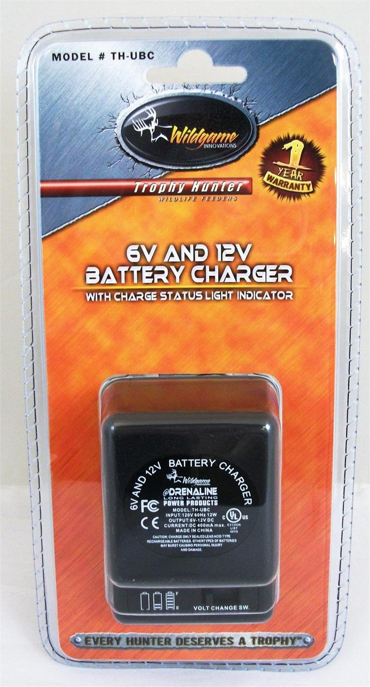 Wildgame Innovations BA Products Thubc 6V and 12V Charger view 2