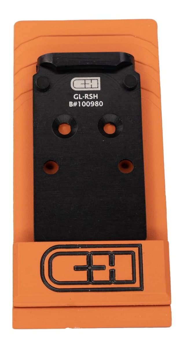 C+H Precision Adapter Plate for Glock 17 19 MOS Holosun 407/507C/508T Triji view 2