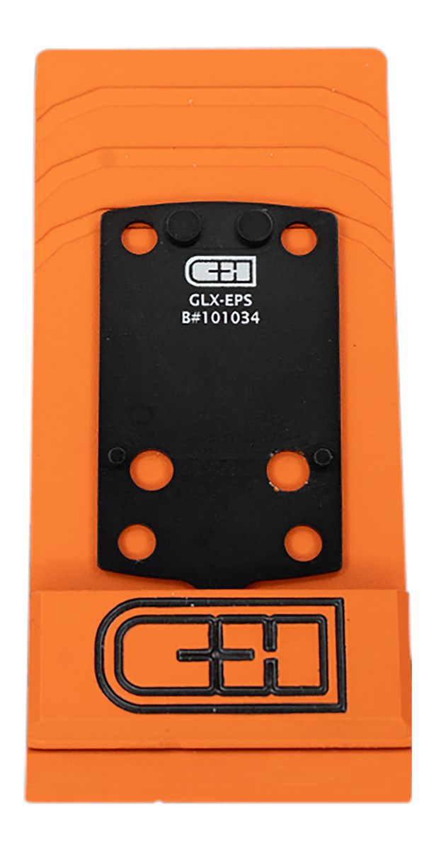 C H Precision Glxeps V4 MIL/LEO Adapter Black Anodized Holosun EPS Pattern
