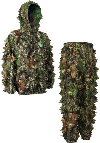 Titan 3D Leafy Suit - Hunting Gear for Men, Camo Breathable Jacket, Mens Ha view 3