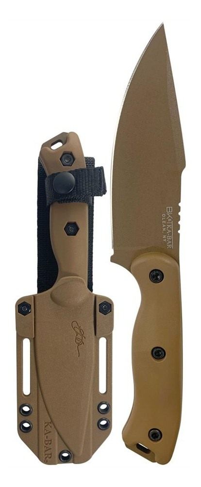 KA BAR Becker Harpoon Fixed 4.56 in Blade,Tan