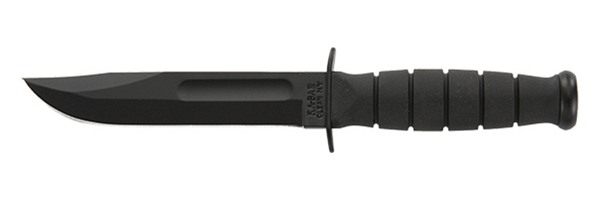 KA BAR Short Fixed Knife 5-1/4in Clip Point Blade Black view 3