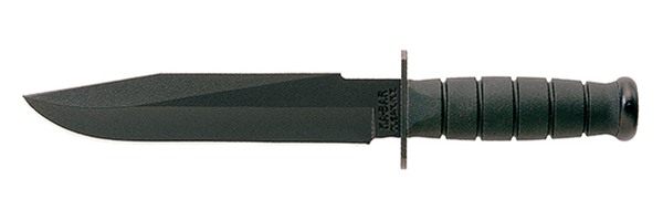 KA BAR Knives Fighter Knife 8in Straight Edge W/Plastic Sheath