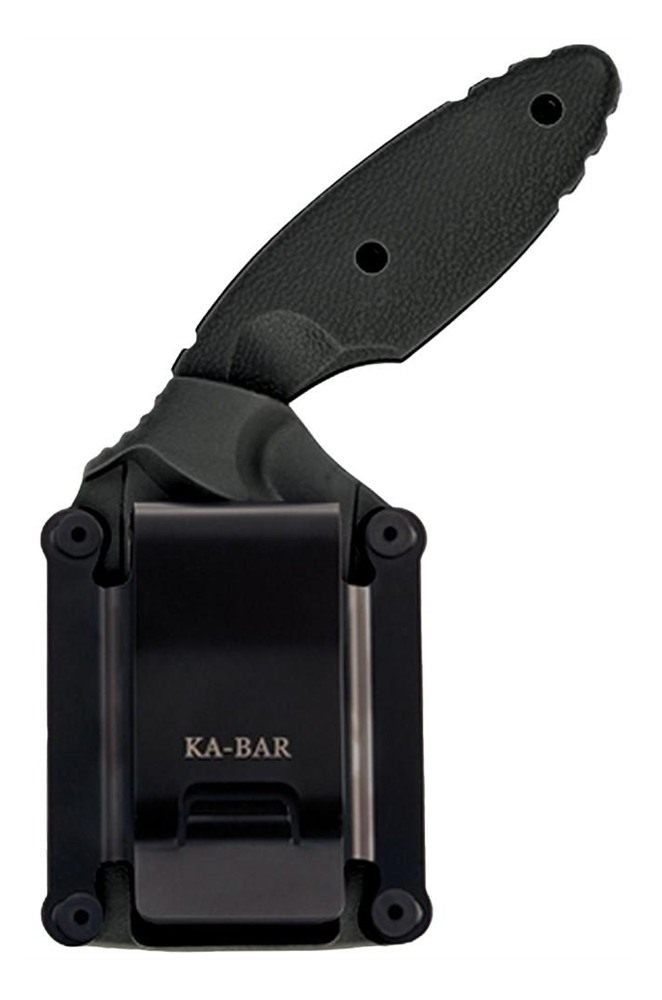 Ka Bar Knives 1480 TDI Law Enforcement 2.31in Fixed Drop Point Plain Black