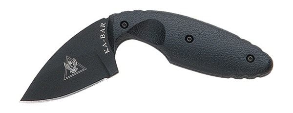 Ka Bar Knives 1480 TDI Law Enforcement 2.31in Fixed Drop Point Plain Black view 5