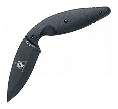 KA BAR Kbar TDI LE Knife 3.688in PLN BLK view 2