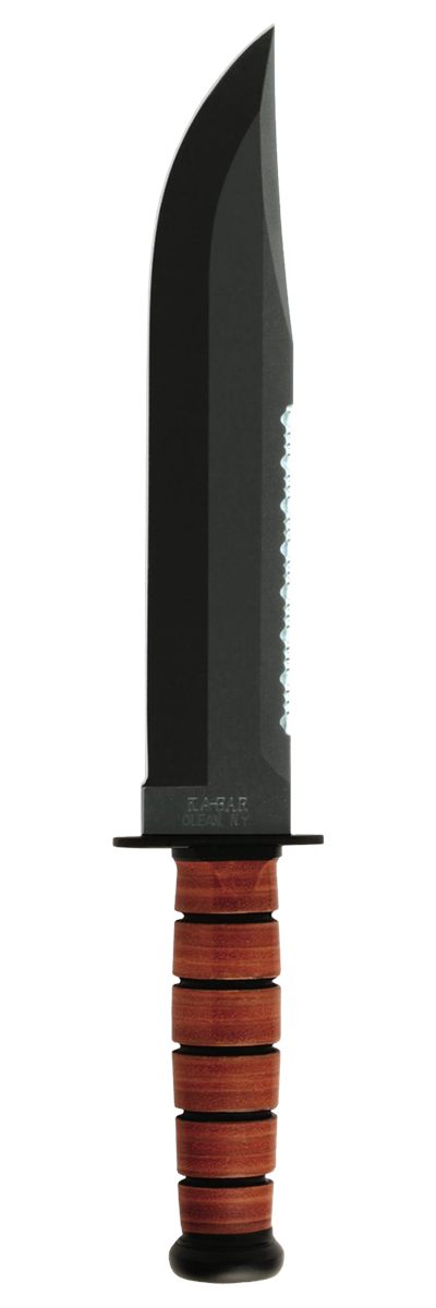KA BAR Leather Handled Big Brother 2-2217-7