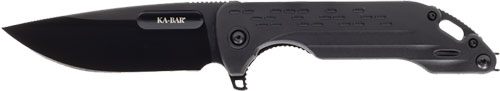 Ka Bar Knives Mark 25 Folder 3.75in Black Liner Lock D2