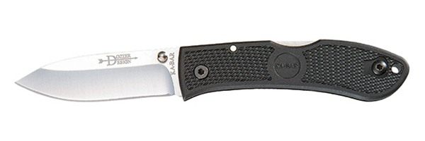 KA BAR 4062 Dozier Hunter 3in Folding Drop Point Plain AUS-8A SS Blade, Bla view 3