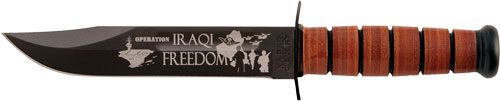Ka Bar Knives Usmc Operation Iraqi Freedom 7in W/Leather Shth view 2