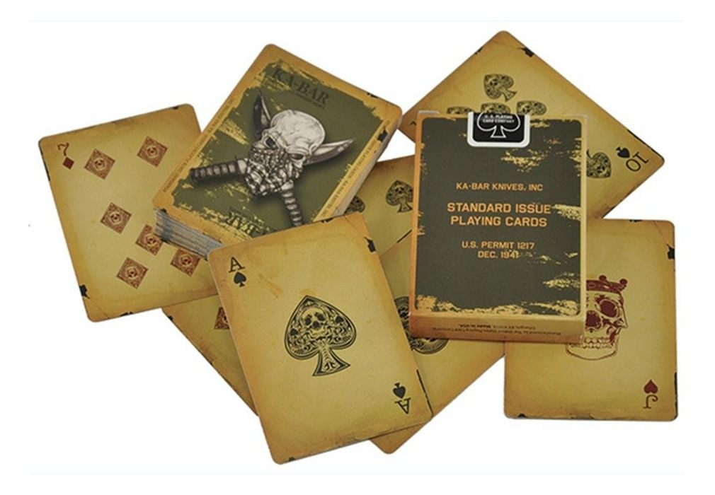 KA BAR Knives Playing Cards, Skull